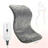 for Light Use Only · Low‑Heat Model – Curve Design Electric Heating Pad, Suitable for Women, Small Size, Dry/Moist Heat & Auto Shut Off (Curve Design)