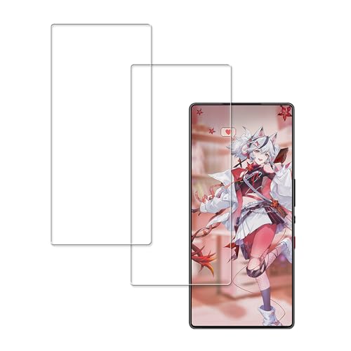 HUAKE 国産硝子素材製 RedMagic 10s Pro 用 ガラスフィルム 強化 ガラス 硬度9H 液晶 保護 フィルム 【2枚】