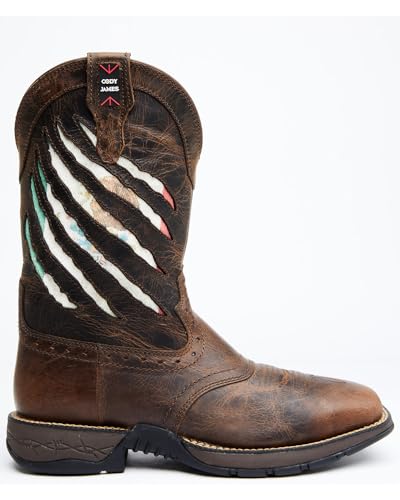 Cody James Men's Scratch Mexico Flag Lite Performance Western Boot Broad - Bcjsp21p42