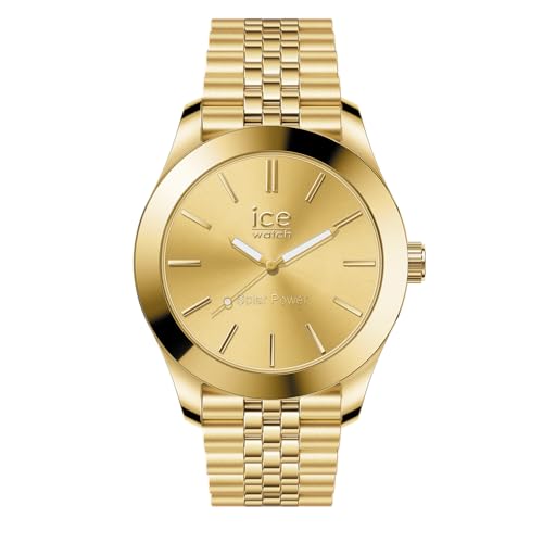 ICE-WATCH - Ice Steel Gold - Montre dorée pour Femme avec Bracelet en Metal - 023791 (Small)