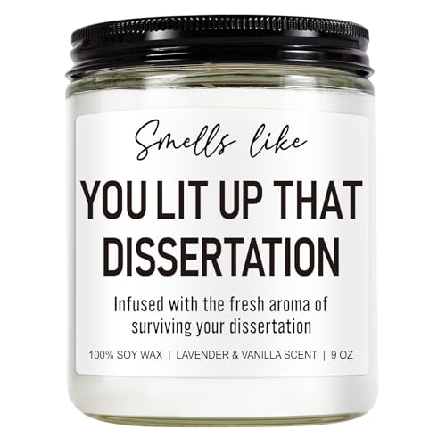 Younift Funny Grad Candle Phd Graduation Gifts 2026 Graduation Gifts for Doctorate for Her Him Women Men - Congratulations Graduate - Presents for Doctoral Graduates Students - 9 oz