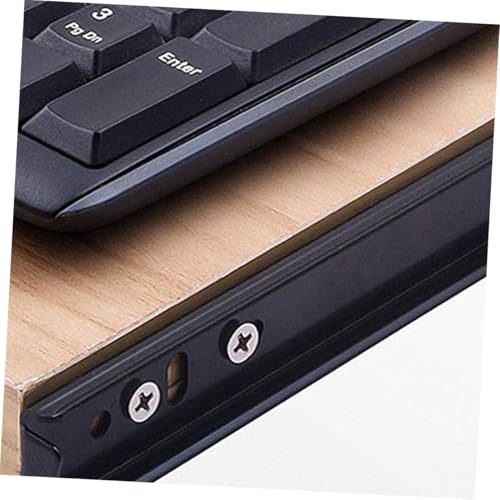 Glissière clavier silencieuse en acier à roulements pour installation facile