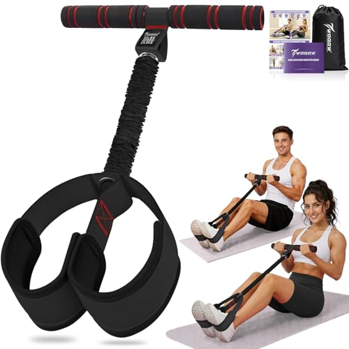 Image of Upgraded Pedal Resistance Band with Handles, Foot Pedal Resistance Bands for Women, Core Abs Leg Training, Exercise Bands for Full Body Workout Fitness, Home Gym Equipment, Pilates & Physical Therapy
