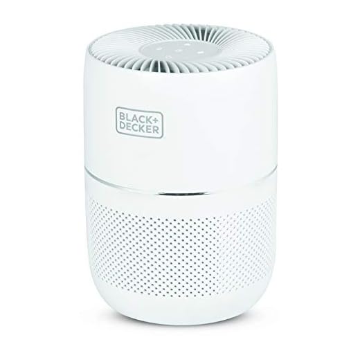 BLACK + DECKER Tabletop Air Purifier 3-Stage Filtration System-HEPA Air Purifier for Home