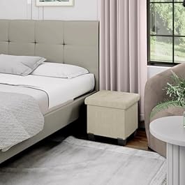 Storage Ottoman, 15-inch...