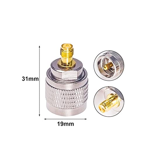Conector SMA hembra a UHF macho PL259 adaptador RF para antena de radio coaxial 3