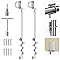 Phopich Multi-Purpose Ground Anchors Screw In, 16in Fully Welded Heavy Duty Trampoline Stakes - View #6