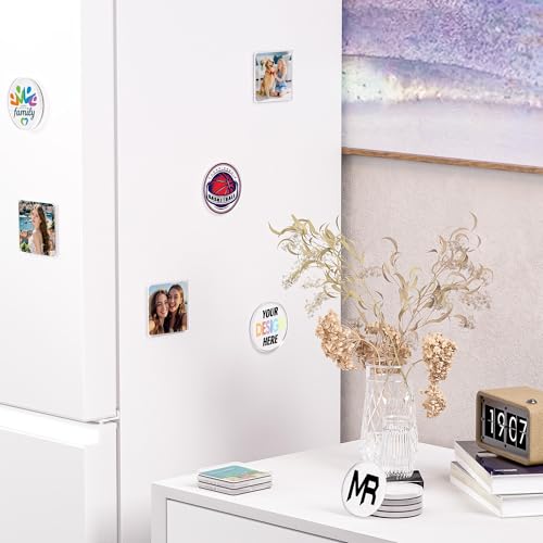Imanes personalizados de acrílico para nevera 10 unidades miniatura 5