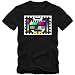 Produktbild Testscreen T-Shirt | Herren | Fernseher | Testbild | TV | XS-5XL, Farbe:schwarz (deep Black);Größe:XXL