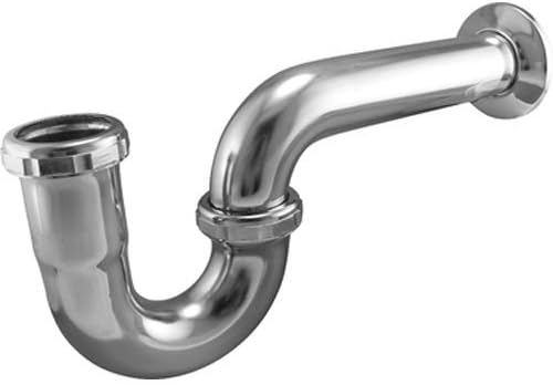 Keeney 305CP 17 GA P Trap, 1-1/2" x 1-1/2", Polished Chrome