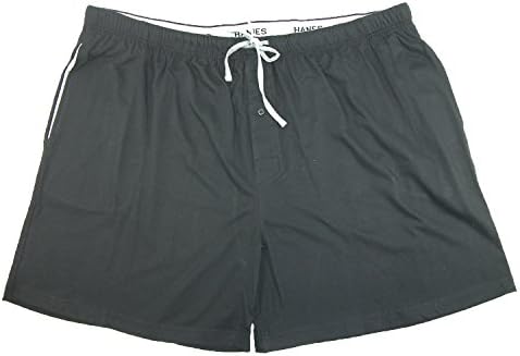 Cotton Button Fly Pajama Sleep Shorts 