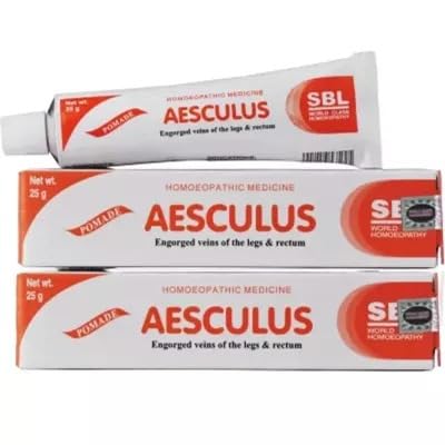 Aesculus Ointment (25g, Pack of 2) || SBL Homeopathy (B0D26629M7) Amazon Price History, Amazon Price Tracker
