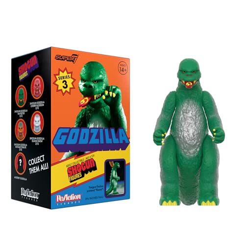 Image of Super7 Toho Shogun Godzilla Blind Box Flat - (12 Pack) 3.75 inch Toho Godzilla Action Figures - Classic Movie Monster Collectibles and Retro Toys