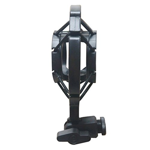 Image of kh Universal Microphone Cradle Shock Mount, Mic Clip Holder Mount for Diameter 43mm-50mm Mic Anti Vibration Adjustable High Isolation Shock Mount