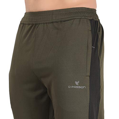 Image of Dpassion Regular fit Running Track Pants for Men with Side Zipper Pocket | Lowers for Boys |Sports Track Pant for Men