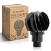 Produktbild Biolan Windabsauger: Funktioniert ohne Strom, Moderner ventilator, Schwarz, 37 cm x 24,5 cm x 1,5 kg, Windbetrieben, Ideal für Trockentoiletten und andere Belüftungszwecke