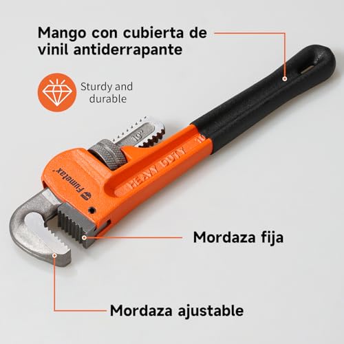 Llave stilson 2 pulgadas 11 Imagen adicional