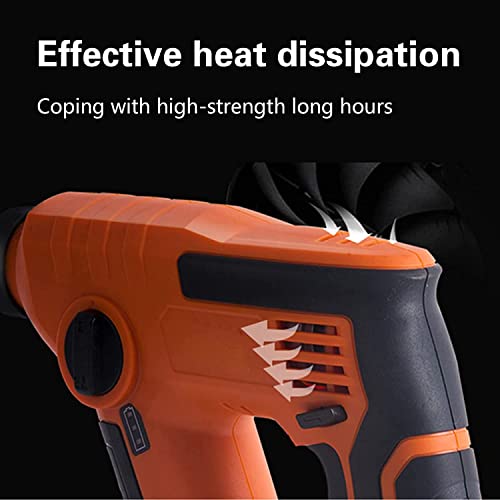 12 V kabelloser elektrischer Bohrhammer, wiederaufladbares, leichtes Multifunktions-Rotationswerkzeug Schlagbohrmaschine… – Bild 6