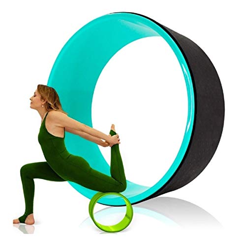 Roda Yoga Anel Magico Pilates Wheel Circulo Treino Preto
