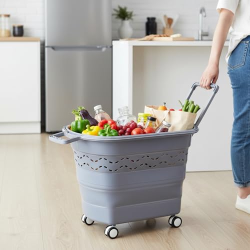 Panier à linge pliable peu encombrant pour optimiser les petits espaces - 7