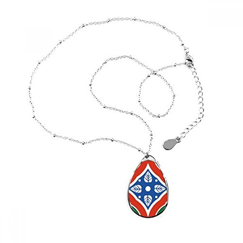 Pendentif goutte d'eau style Talavera pour sublimer vos tenues d'été