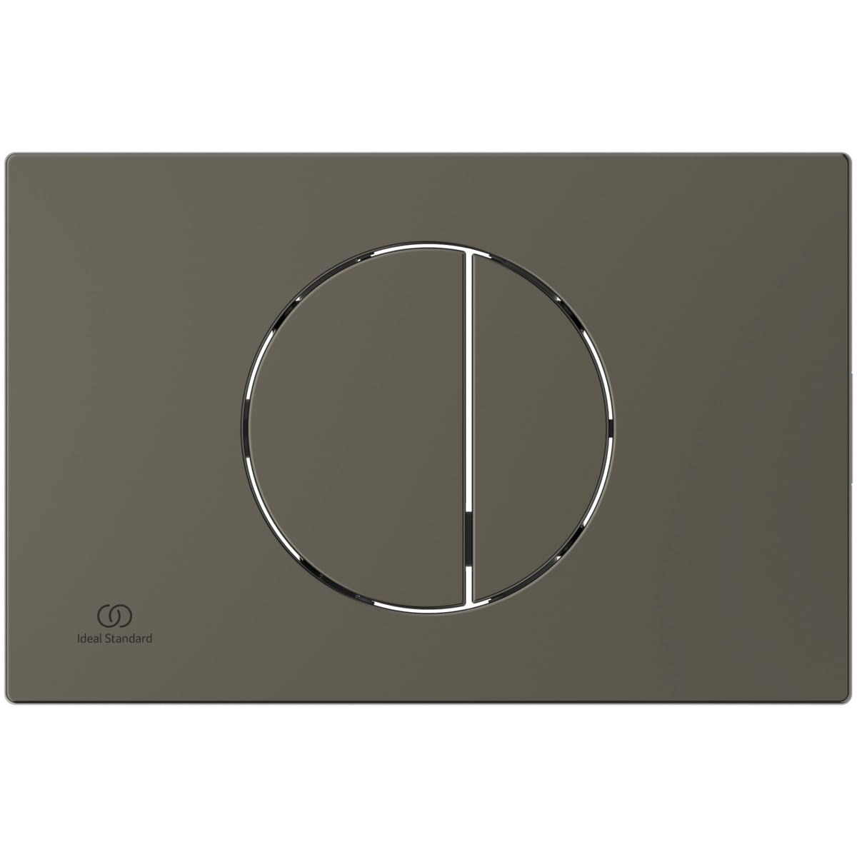Ideal Standard Oleas płyta uruchamiająca do spłuczek WC ProSys – 2 mechaniczne przyciski z tworzywa sztucznego ABS – Magnetic Grey