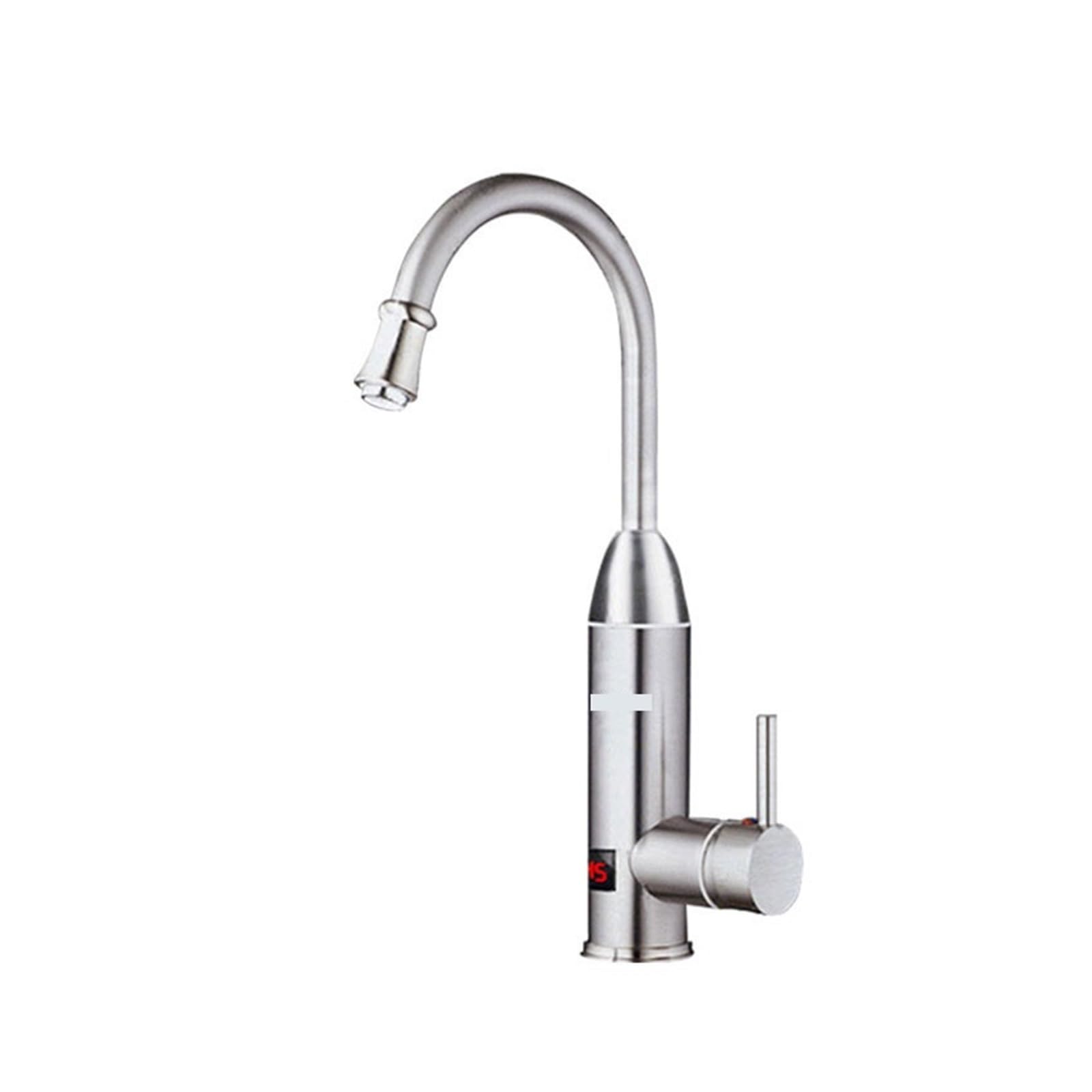 LNHHG Stainless Steel Instant Hot Water Faucet 3000W Tankless Electric Kitchen Water Heater Tap With Led Digital Display