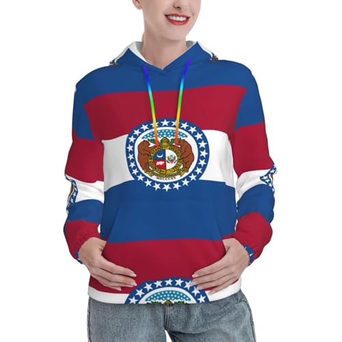 Sweat à capuche Missouri pour femme avec poche kangourou confortable