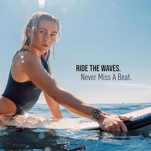 6-Pack Marine Sport Band Compatible with Galaxy Watch Ultra Bands 47mm (2025/2024), Samsung Watch 7 Ultra Bands for Men Women, Breathable Ocean Silicone Strap No Gap Design