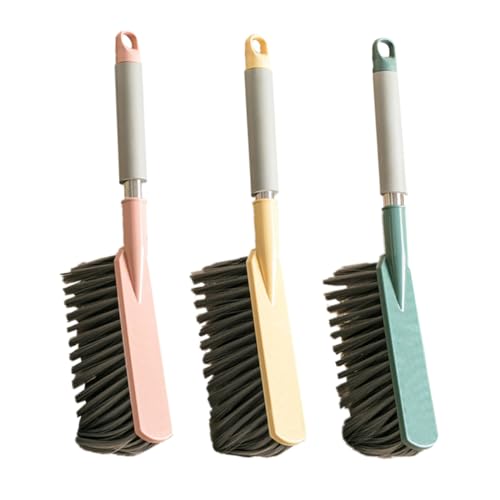minkissy 3pcs Sweeping Brush Household Cleaning Brush Bed Broom Handheld Bed Brush Sofa Cleaning Broom Dust Removing Brush Bed Cleaning Brush Carpet Brush Sweeping Bed Brush