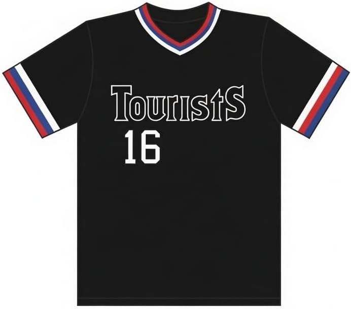 Crash Davis #16 Tourists Baseball Jersey Custom Name & Number