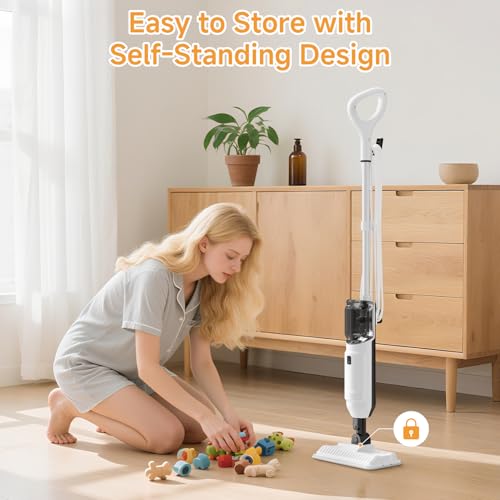 Wotaste Steam Mop Cleaner 260°F Steam in 15s, 16.9oz Tank Hardwood and Tile - image 9