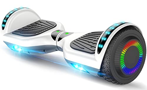 Felimoda Hoverboard with Speaker and LED Lights, 6.5' Self-Balancing Scooters Hoverboard for Kids
