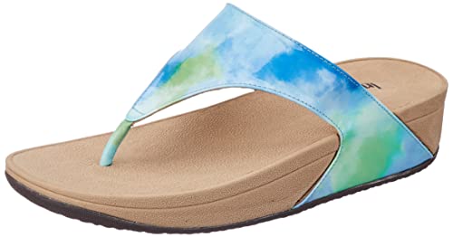 Image of Inc.5 Women Blue T-Strap Wedges Sandal