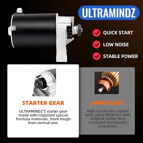 497596 394808 Starter for Briggs & Stratton V Twin 14HP 16HP 18HP for John Deere 116 116H 393017 394674 5743N for Cub Cadet Toro by ultramindz - Used condition - Image 7