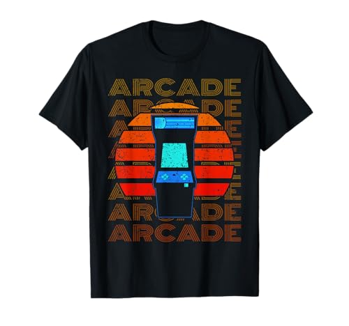 Retro 80s Arcade jugador de videojuegos jugador hombres mujeres niños regalo Camiseta