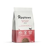 Applaws Katzentrockenfutter Adult, Huhn mit Ente, getreidefrei und komplett 7,5 kg (1 Packung)