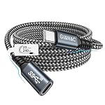 GIANAC – 240W USB C Verlängerung 2M,Type C 3.2 Verlängerungskabel Ste