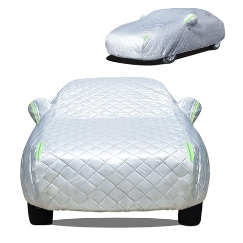 Gaoxianglin Bache Anti grele Voiture pour Mercede s Classe A 180 W177, Housse de Protection Anti-grêle Exterieur, Ouverte Latérale Protection Contre La Grêle, Couverture de Voiture(Silver)