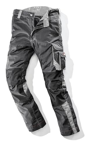 Bullstar Arbeitshose WORXTAR (Farbe schwarz/grau, Größe 48, mit Dehnbund,...