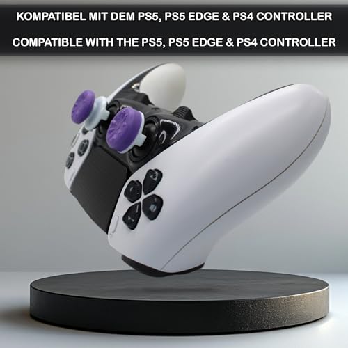 MatoSan® Aim Assist Lot de 2 Embouts surélevés pour Manette - 7 mm et 11 mm de précision - Compatible avec/Remplacement pour manettes PS4 et PS5 - Violet – vue 6