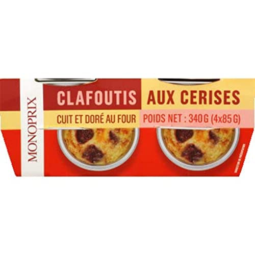 Monoprix Clafoutis aux cerises cuit et doré au four -