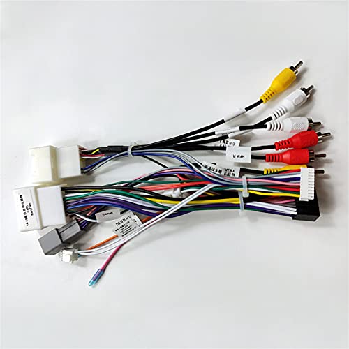 16pin Car for Audio Wiring Harness with Canbus Box for Mitsubishi Pajero Aftermarket Stereo Installation Wire Adapter