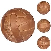 Oryx Sports Balón de fútbol retro vintage - Fútbol de cuero