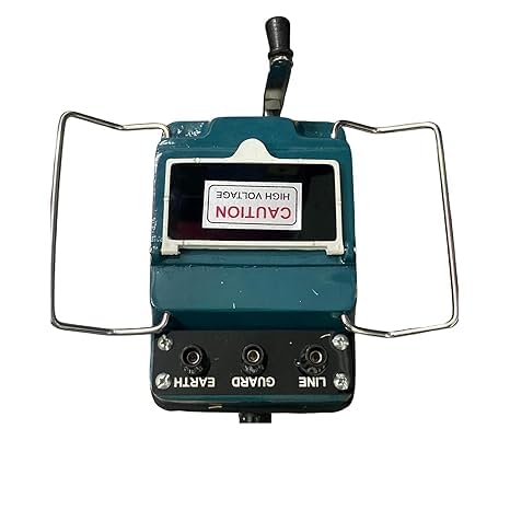 Heavy duty Hand Driven Insulation Tester, 100V Megger, 200 Mega Ohms, Metal Body-image-30