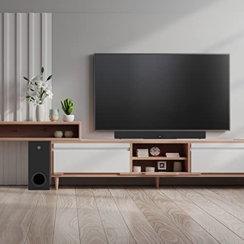 Image of GOVO GOSURROUND 610 100 Watt 2.1 Channel with HDMI & LED Display Wireless Bluetooth Soundbar (Platinum Black)