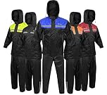 ALPHA CYCLE GEAR Rain Suit - Lightweight Waterproof Rain Gear for Men & Women, Adjustable Protective Rain Jacket and Trouser Suitable for All Sports & Outdoor Activities, Wind Resistant | (Medium)