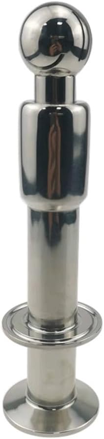 1pc Stainless Steel Rotating CIP Spray Ball for Home Improvement - 1.5" Tri-Clamp Tank Cleaning Solution(1.5Inx1.5In)