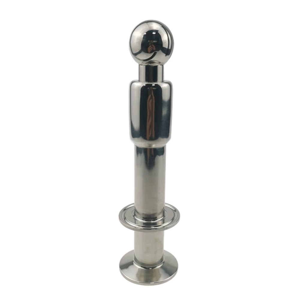 Rotary Spray Cleaning Ball SS304 Stainless Steel Rotary CIP Spray Ball 1.5In x 1.5-2In 360 Degree Coverage(1.5Inx2In)