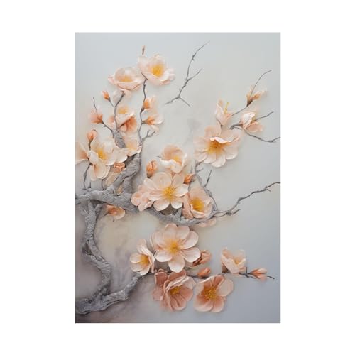 Toile d'art mural 50x70cm pour habiller un mur vide sans effort affiche florale